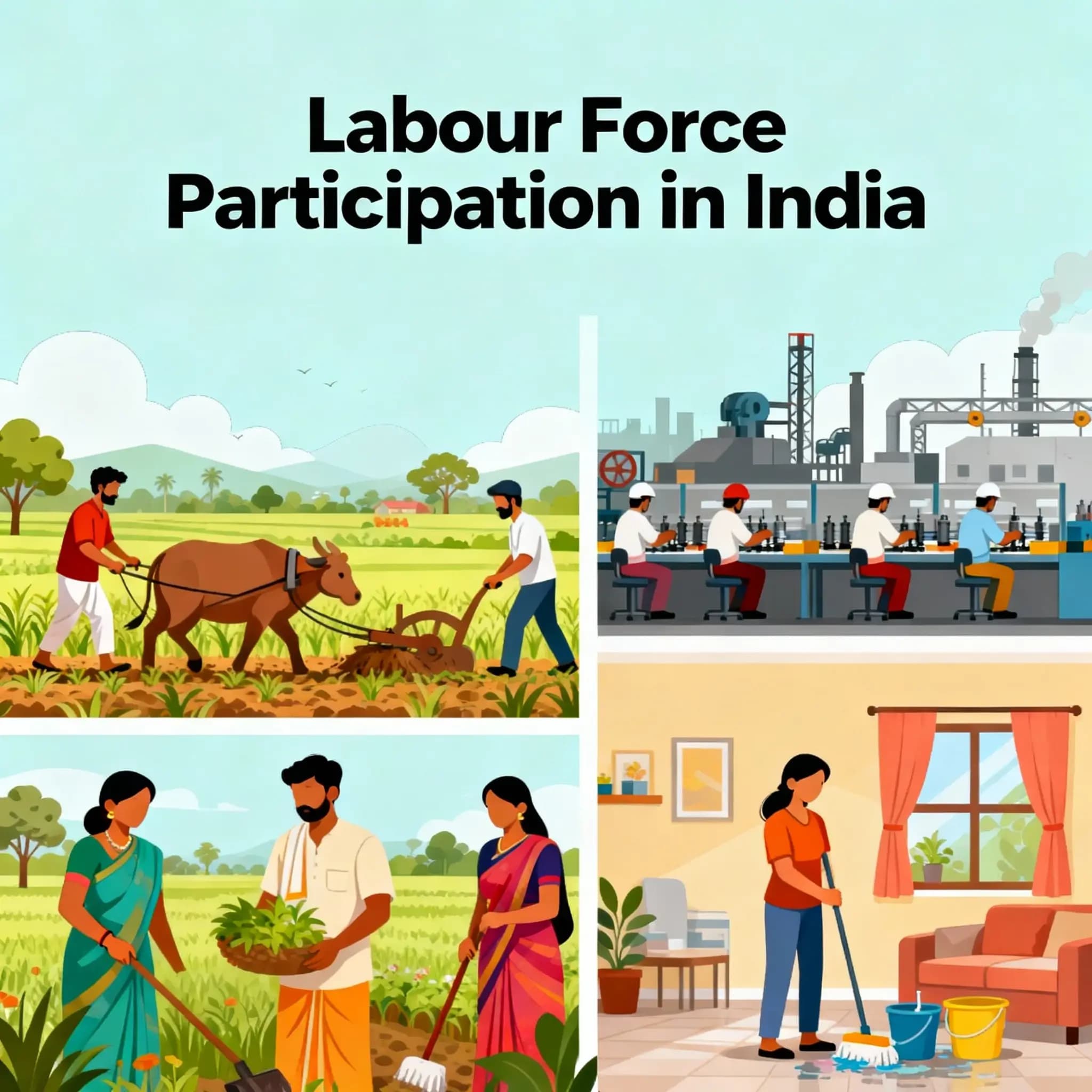 Cover image for India’s Labour Force Participation: What The Data Really Shows